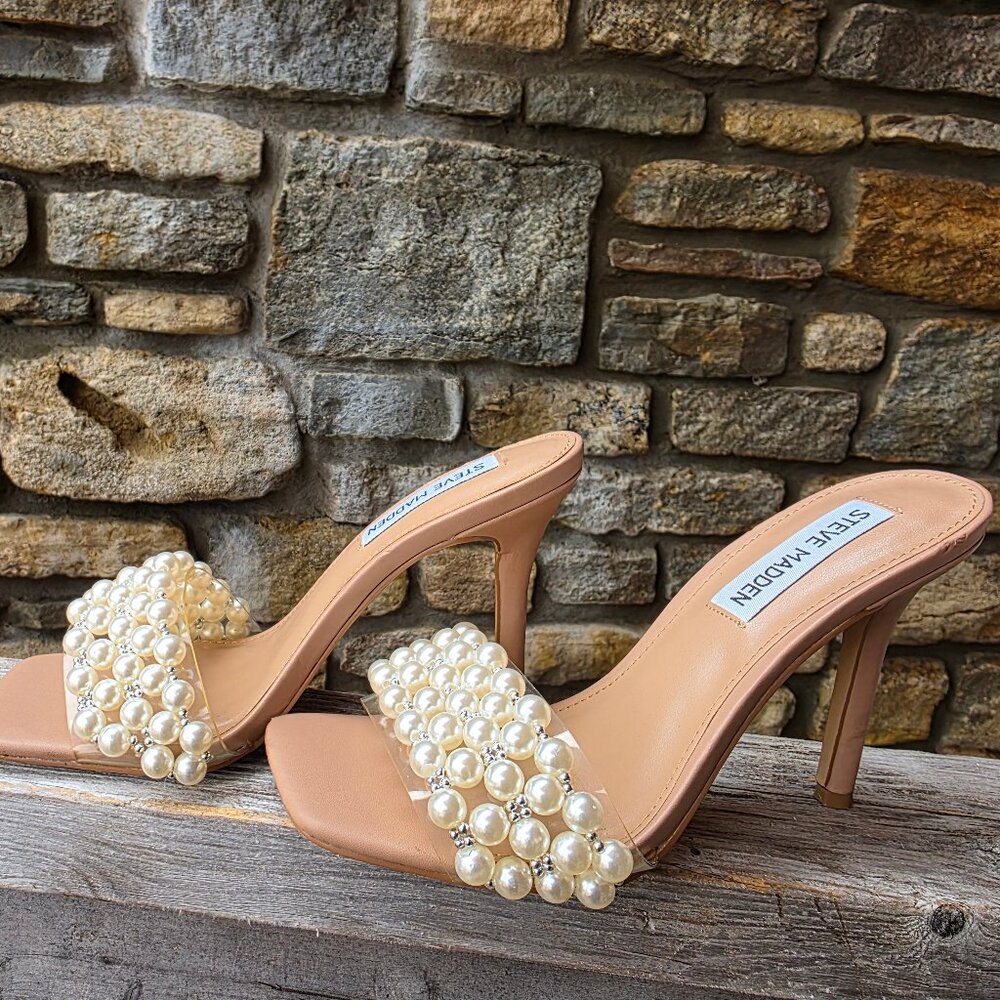Steve Madden SIFT Pearl Heels NWOT